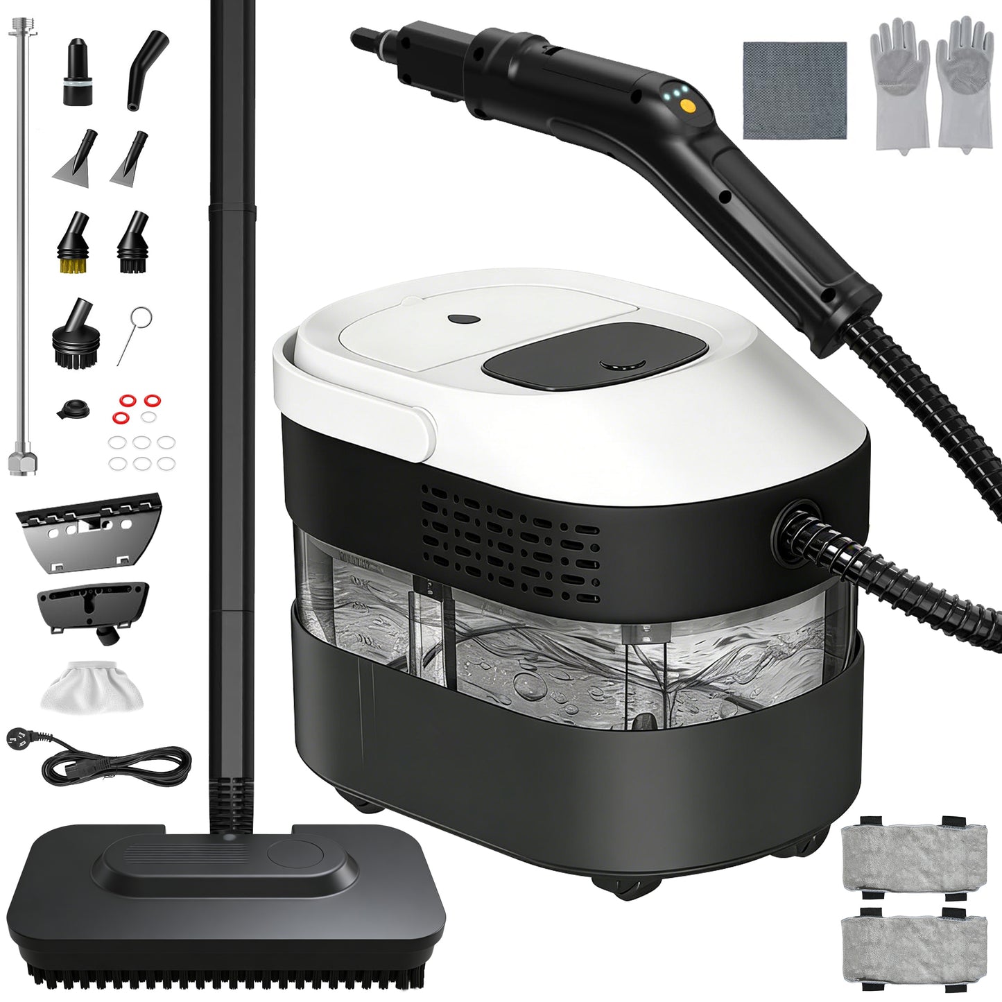 3-Level Adjustable Handle Steam Cleaner