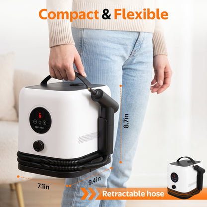 PRIMIORIX® Version 3.0 Handheld Steam Cleaner | 2500ML Large Tank | 1 Hour Non-Stop Cleaning