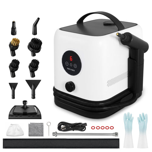 PRIMIORIX® Version 3.0 Handheld Steam Cleaner | 2500ML Large Tank | 1 Hour Non-Stop Cleaning