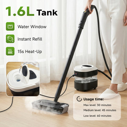 3-Level Adjustable Handle Steam Cleaner