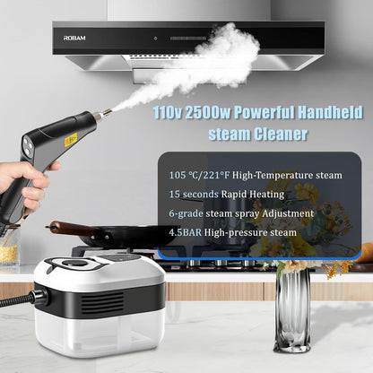 Primiorix Powerful 2500W Handheld Steam Cleaner
