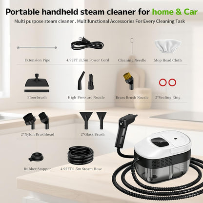 Primiorix Pressurized Handheld Steam Cleaner