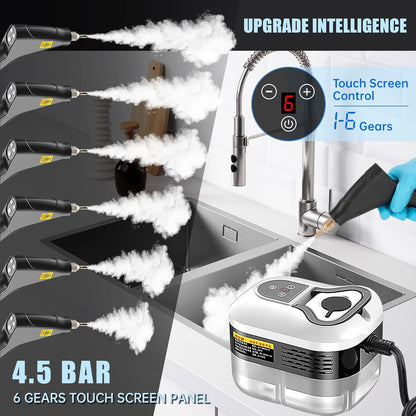 Primiorix Powerful 2500W Handheld Steam Cleaner