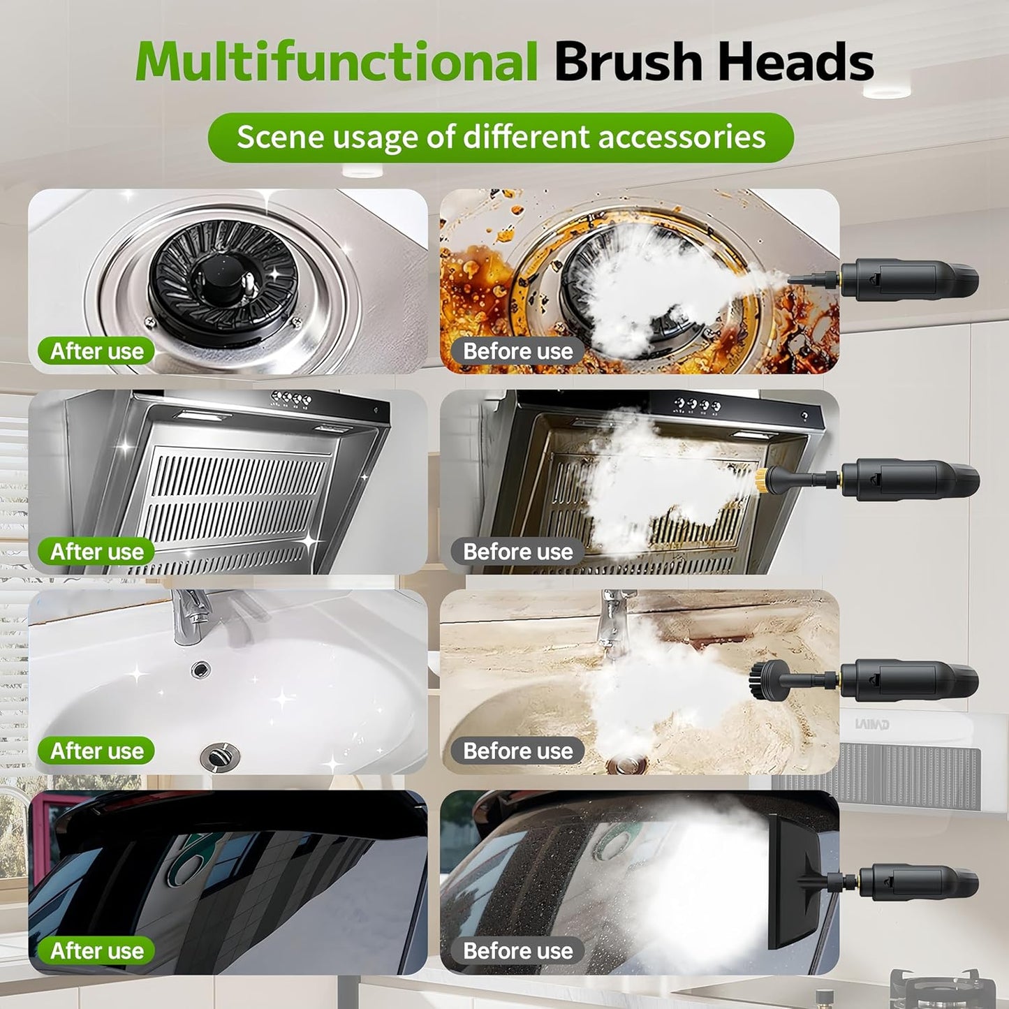 Primiorix Pressurized Handheld Steam Cleaner