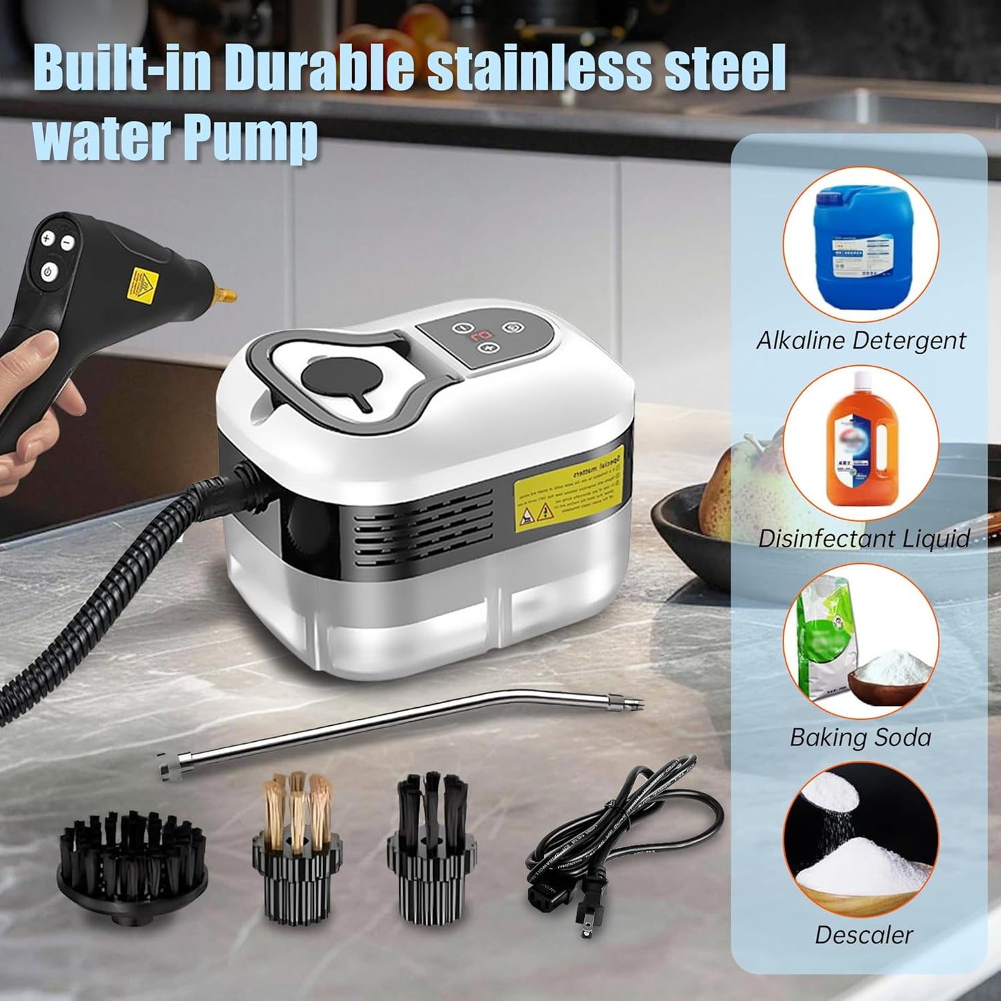 Primiorix Powerful 2500W Handheld Steam Cleaner